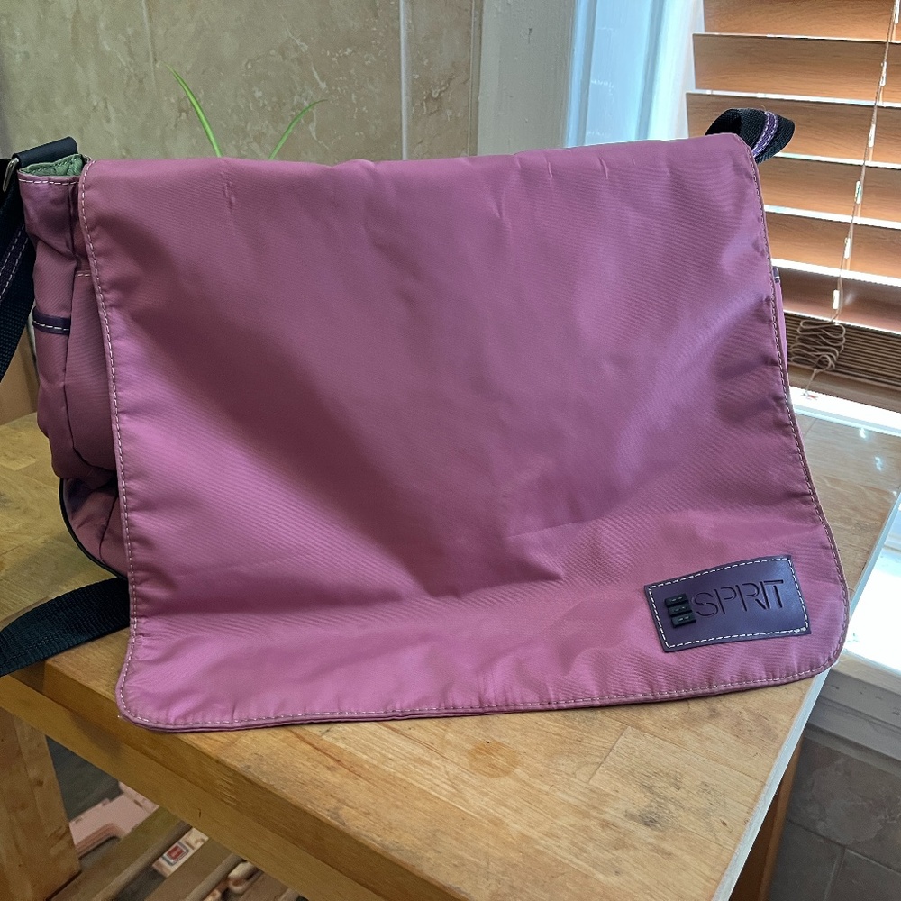 Y2K Barbiecore Pink ESPRIT Messenger Bag